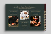 Restaurant Postcard Template, a Card Template by BrandPacks (Thumbnail 3 of 5)