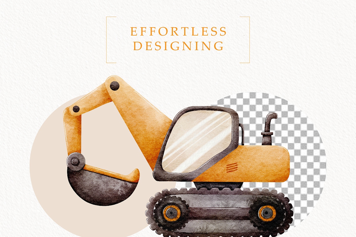 Construction Vehicle Clipart, a Transportation Illustration by TitaLivingArt (Photo 6 of 10)
