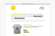 Cardeo Minimal HTML Email Template, a Websites & App Template by Cardeo (Thumbnail 1 of 5)