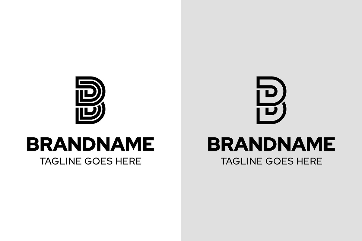 Letters BD or DB Monogram Logo, a Branding & Logo Template by Pray Art Design Studio (Photo 1 of 2)
