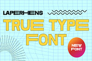 Laperhens Font, a Blackletter Font by Grappict.com (Thumbnail 4 of 5)