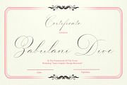 Gatlik Saphir, a Script Font by Alcode (Thumbnail 6 of 9)