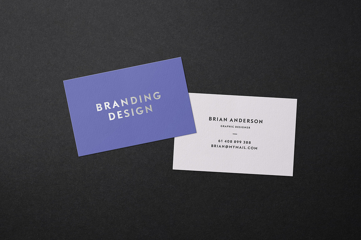Scattered Business Cards Mockup, a Product Mockup by Design Squad (Photo 2 of 4)