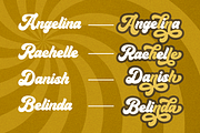 Fradle Script - Retro Bold Fonts, a Script Font by Namara Creative Studio (Thumbnail 4 of 13)