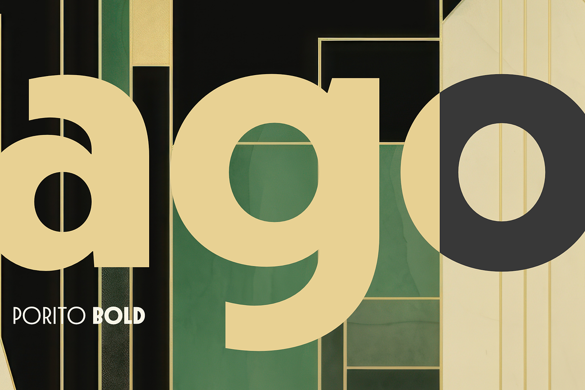 Porito - 14 Fonts, a Sans Serif Font by Nasir Udin (Photo 4 of 17)