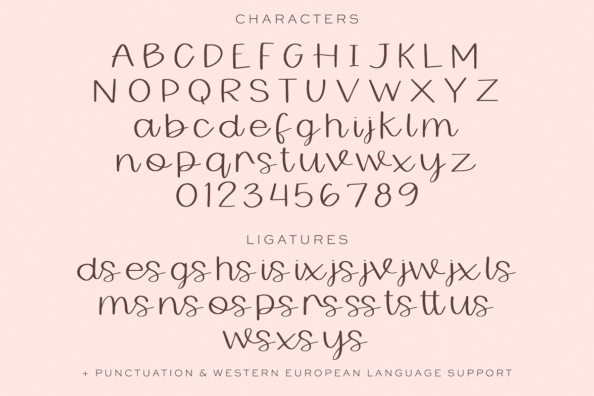 Honeysweet Script, a Script Font by Beck McCormick (Photo 10 of 10)
