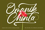 Omanik Chinta Bold Handwritten Font, a Script Font by Letterena Studios Script (Thumbnail 1 of 20)