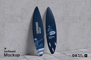 Surfboard Mockup Bundle Set, an Advertising Mockup by Rielismee