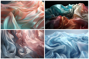 24 Soft Silk Fabric Backgrounds