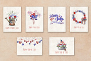 Patriotic Clipart Bundle, a Seasonal Illustration by Maggie Stilwell Design (Thumbnail 14 of 16)