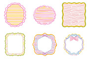 Summer Frames With Bow Ribbon PNG, an Illustration by SinaCreation (Thumbnail 2 of 9)
