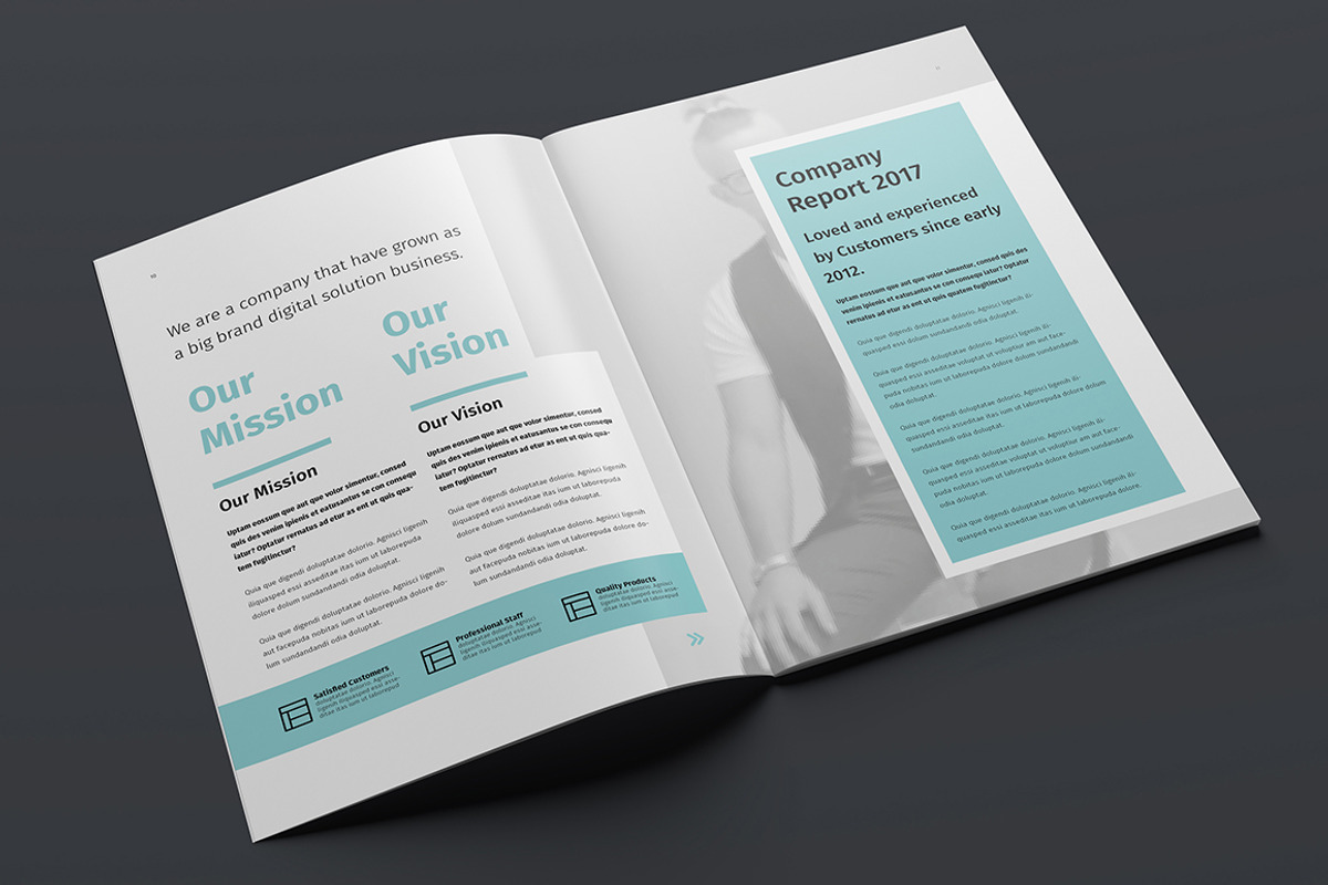 Annual Report, a Brochure Template by Egotype (Photo 11 of 28)
