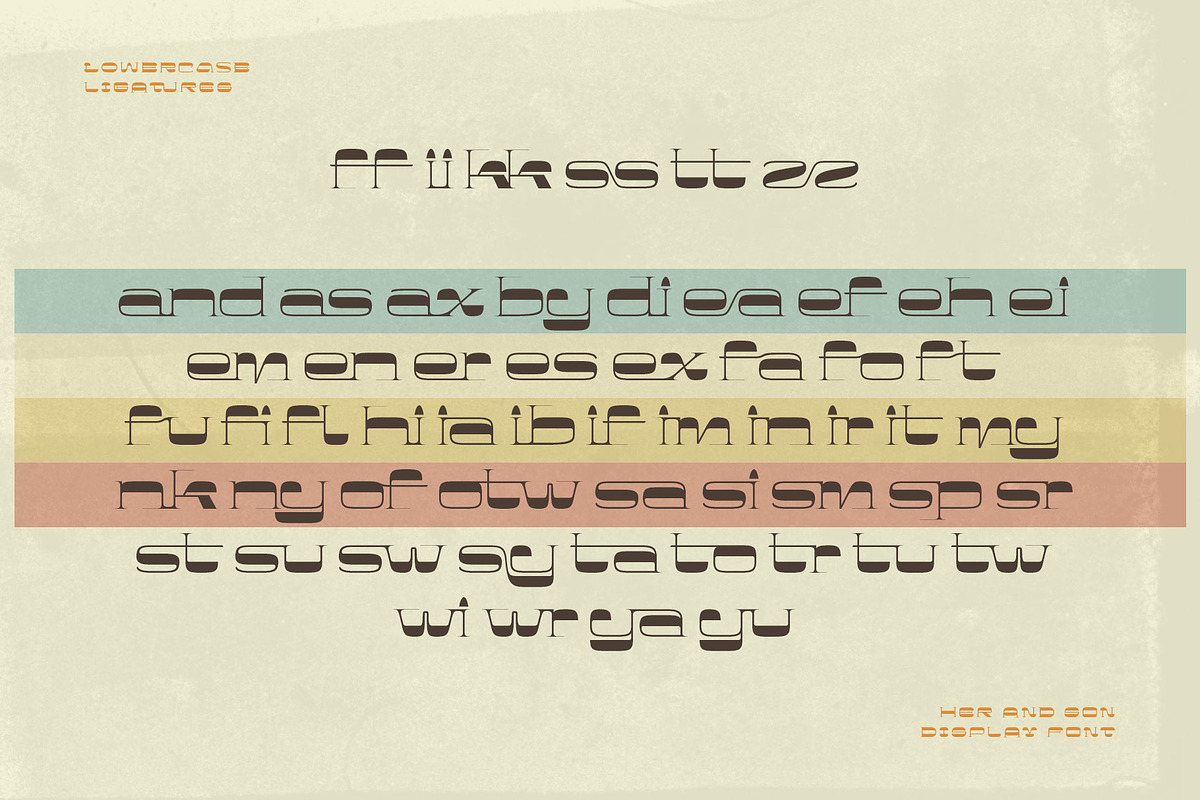 Her and Son, a Font by alit design (Photo 4 of 15)