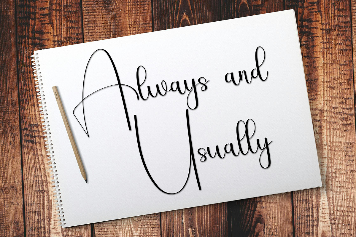 Handwriting, a Script Font by InermediaSTUDIO (Photo 7 of 7)