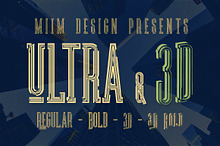 Ultra - Modern Font