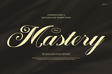 Mastery Elegant Script Font