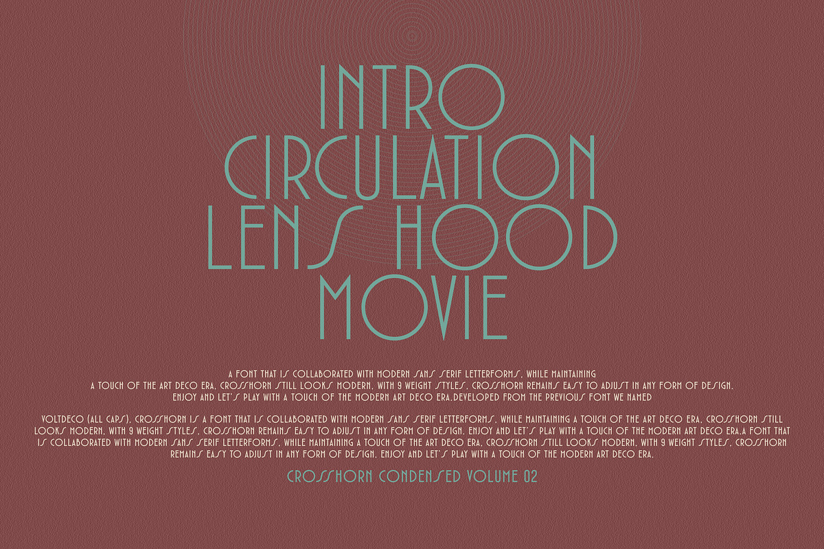 CROSSHORN, a Sans Serif Font by OWL KING (Photo 2 of 12)