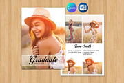 Graduation Announcement Card-V560, a Flyer Template by Template Shop (Thumbnail 1 of 3)