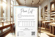 Permanent Jewelry Price List Sign, a Print Template by MondaySpark (Thumbnail 7 of 9)