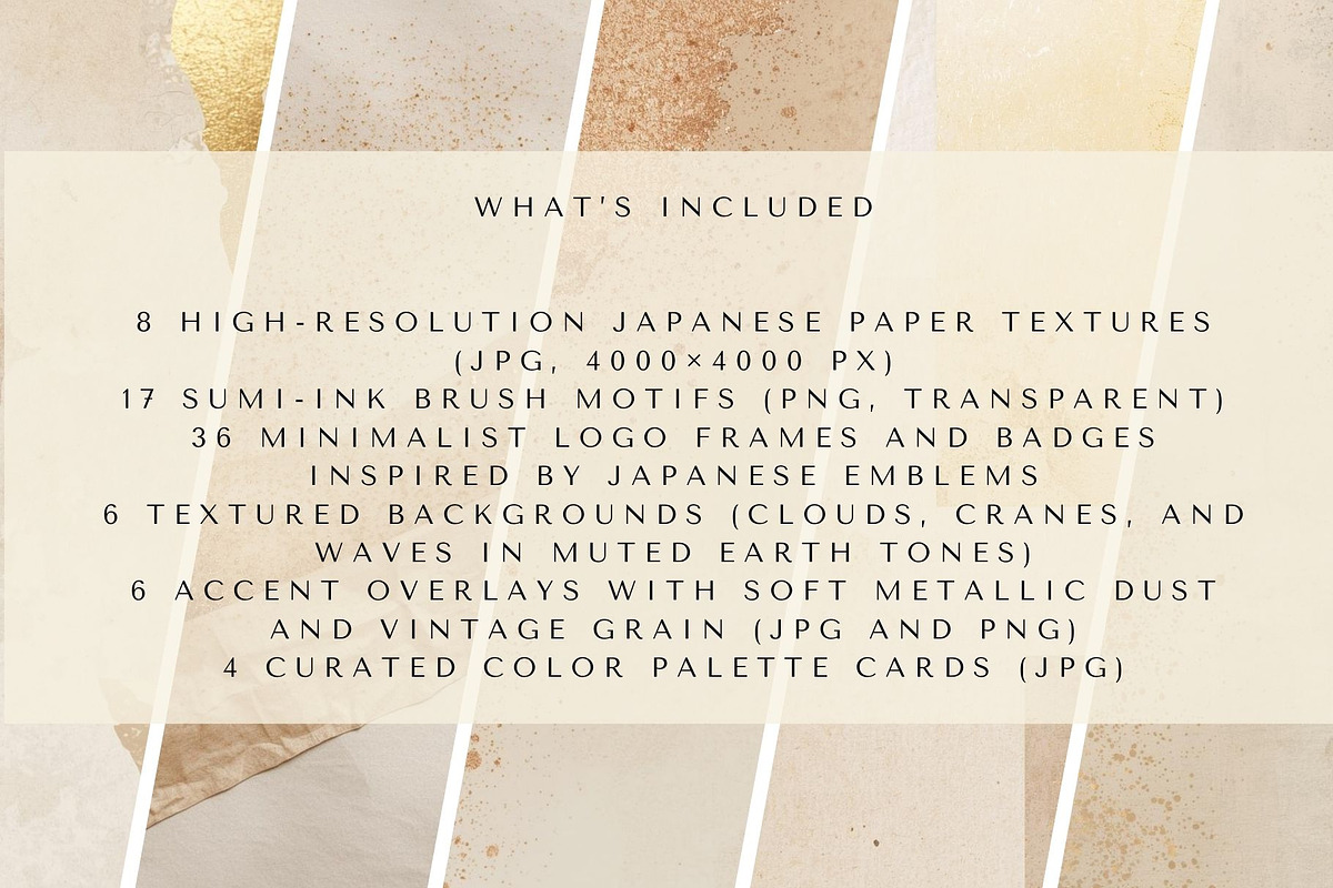 Ukiyo-e Earth-Tone Branding Kit preview 2
