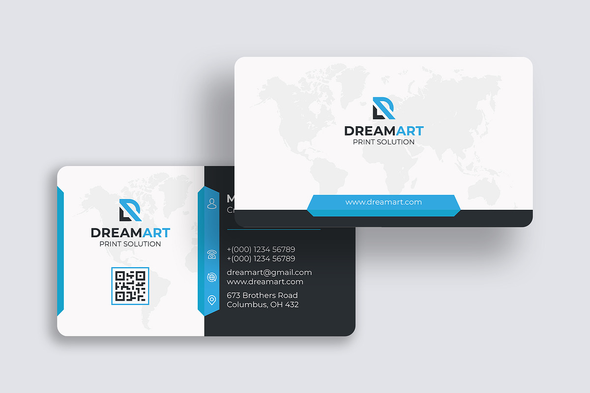 Corporate Business Card Template, a Business Card Template by GFXCity (Photo 2 of 4)