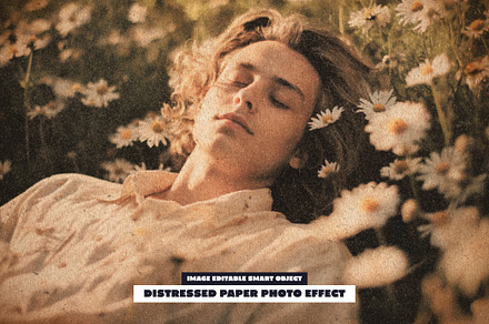 Distressed Paper Photo Effect, a Layer Style Add-On by dokudokunomi