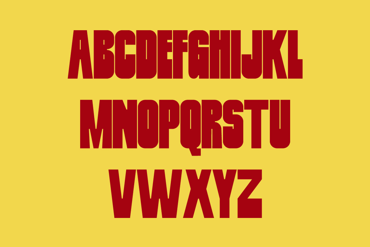 Bozilla - Bold Condensed, a Sans Serif Font by Nian Keun Studio (Photo 7 of 12)
