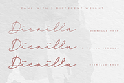 Dienilla, a Handwritten Font by Abo Daniel Studio (Thumbnail 14 of 15)