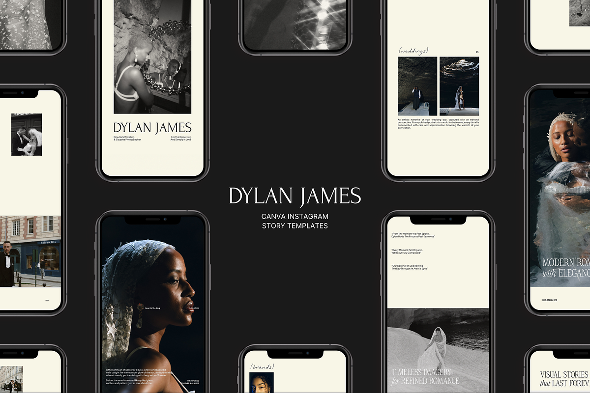 Bold Canva Instagram Templates, a Social Media Template by Seventh Made (Photo 1 of 3)