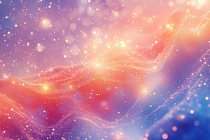 A dreamy abstract background featuring flowing waves of vibrant colors, includi, a Photo by Textures & Backgrounds