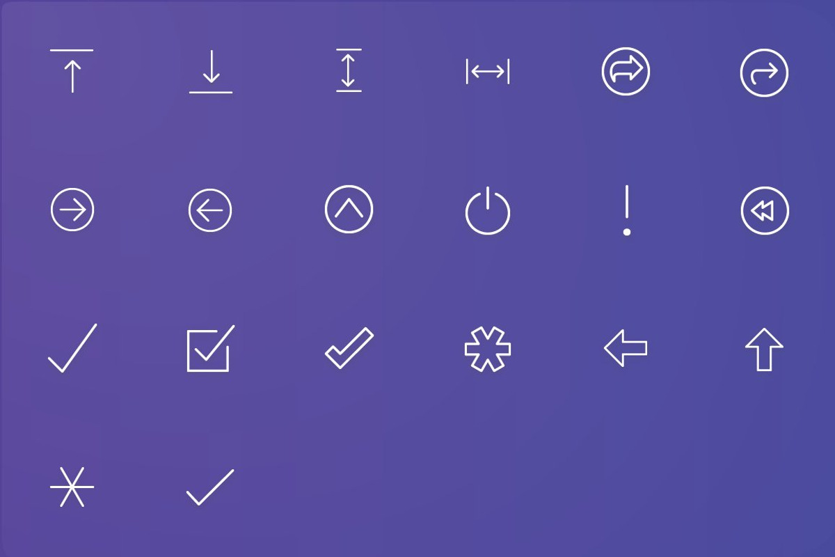 Arrows and User Interface Line Icons, an Outline Icon by FlatLineIcons (Photo 7 of 7)