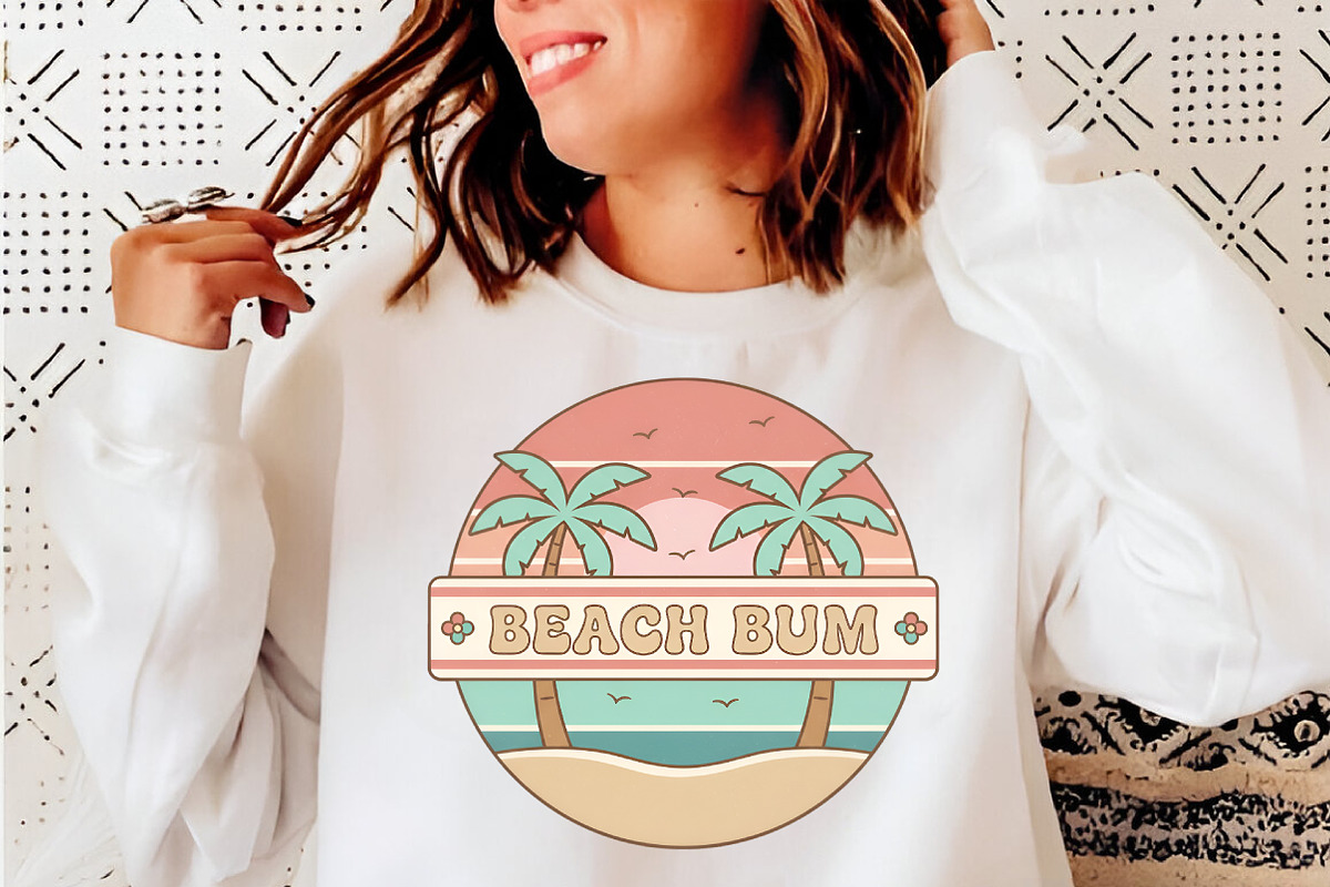 Vintage Beach Summer Sublimation, an Illustration by SinaCreation (Photo 10 of 11)