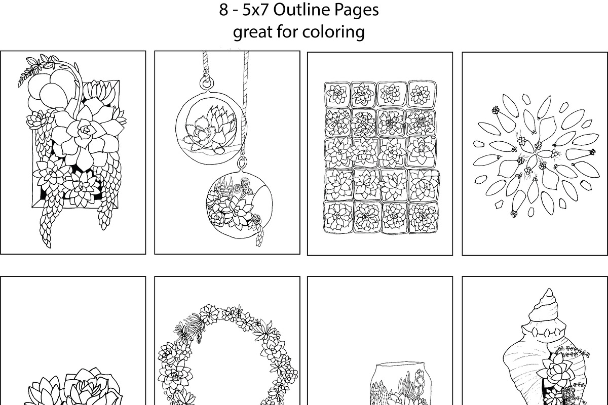 Succulent Elements & Illustrations, an Illustration by Valeri Nick (Photo 5 of 5)