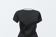 walking tshirt mockup, an Object 3D Model by hdri360 (Thumbnail 3 of 5)