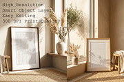Modern Boho Frame Mockup Pack 30 PSD, a Mockup by DreamoraArt (Thumbnail 2 of 7)