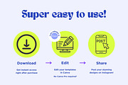 Funky Instagram Carousel Templates, a Social Media Template by Hell Yeah Designs (Thumbnail 5 of 10)