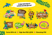 Tiki Illustrations and Logo Designs, an Animal Illustration by Wingsart Studio (Thumbnail 2 of 4)