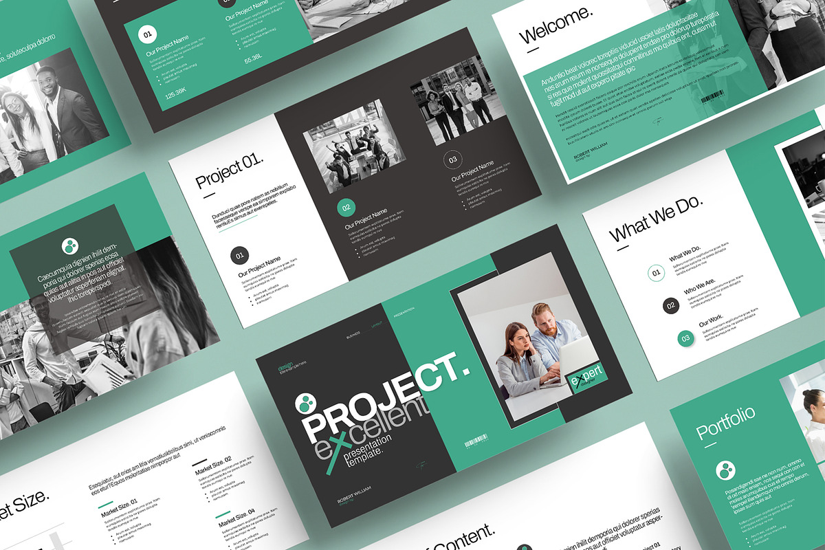 Excellent Project Presentation, a Presentation Template by MightyDesign (Photo 1 of 7)