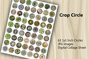 Digital Collage Sheet - Сrop Сircle, a Print Template by Kseniya-Omega (Thumbnail 2 of 3)