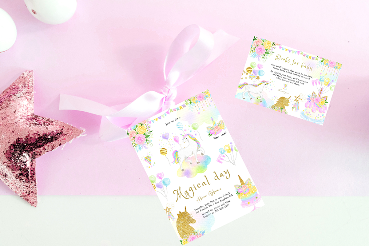Magical unicorn clipart, an Illustration by heyiamalice (Photo 11 of 12)