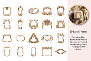 ART NOUVEAU VECTOR MEGA BUNDLE, an Object Graphic by Elen-Lane (Thumbnail 6 of 8)
