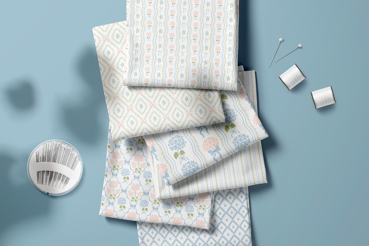 Grandmillennial & Preppy patterns, a Pattern Graphic by Tani Kuzminka (Photo 7 of 26)