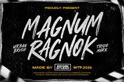 Magnum Ragnok - Urban Brush, a Handwritten Font by ErgibiStudio (Thumbnail 1 of 10)