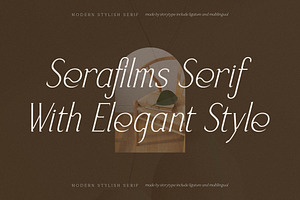 Serafilms Modern Stylish Serif