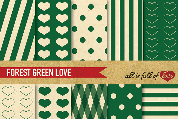 Green Digital Background Retro Paper preview 2