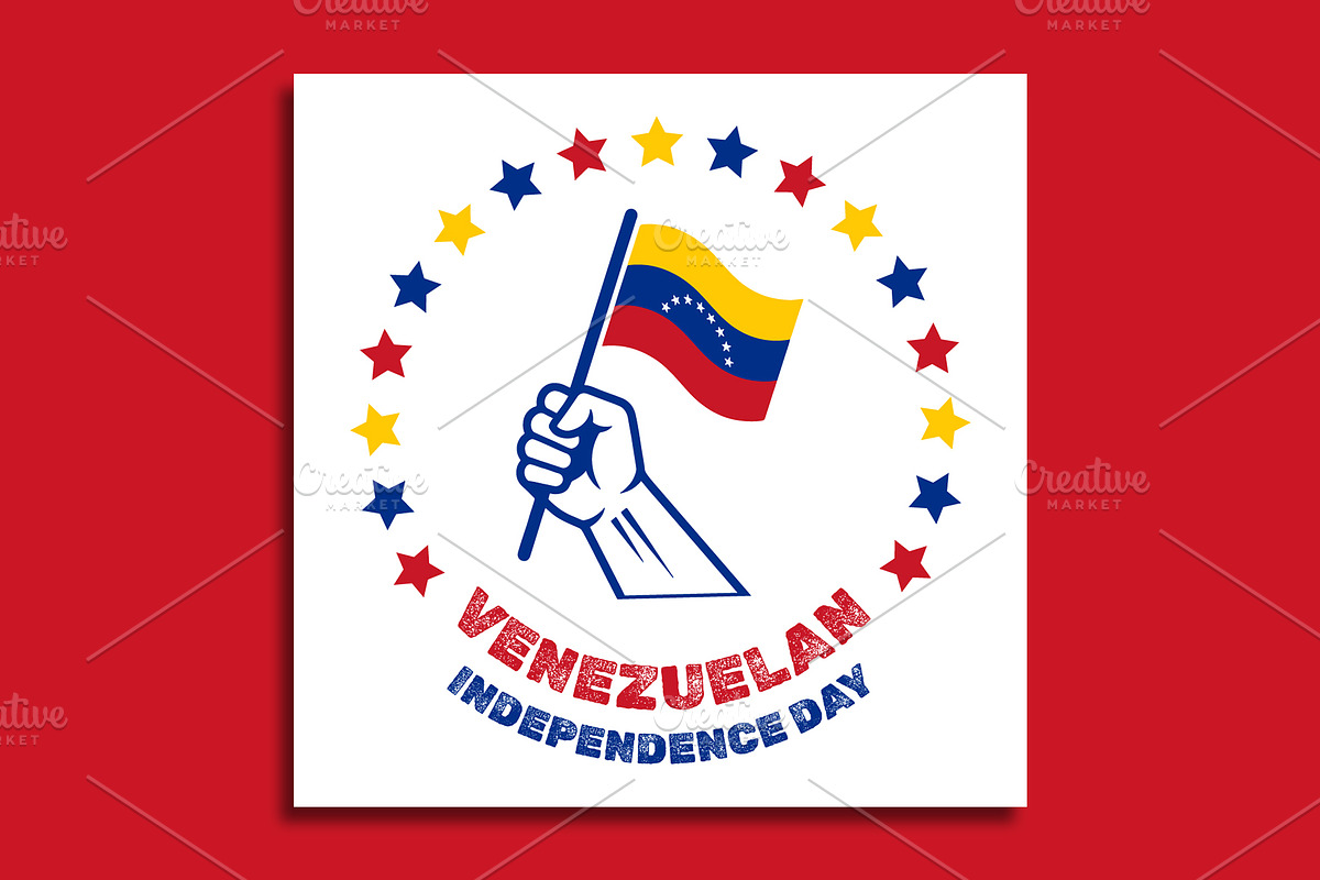 Venezuela independence day banner, an Object Illustration by nandinigraphics (Photo 2 of 3)