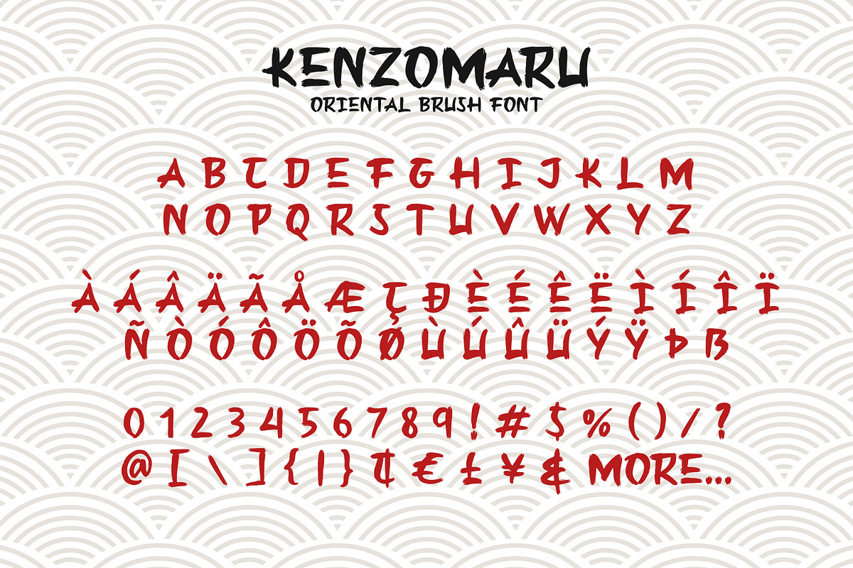 KENZOMARU - Oriental Brush Font, a Font by Almarkhatype (Photo 5 of 5)