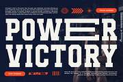 Lancero - Sports Slab Serif Font, a Slab Serif Font by RagamKata (Thumbnail 3 of 10)