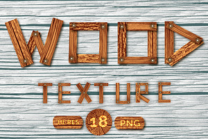Old Wood | Texture Pack | 18 PNGs