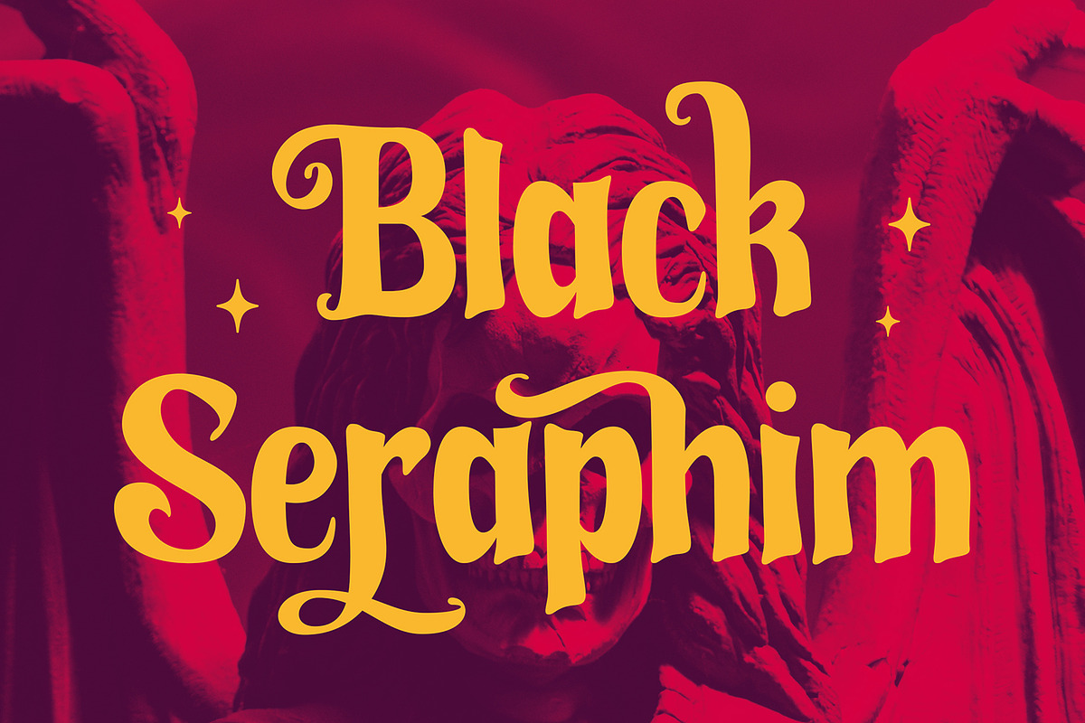 Muffliato - Halloween Display Font, a Script Font by AQR Studio (Photo 8 of 8)